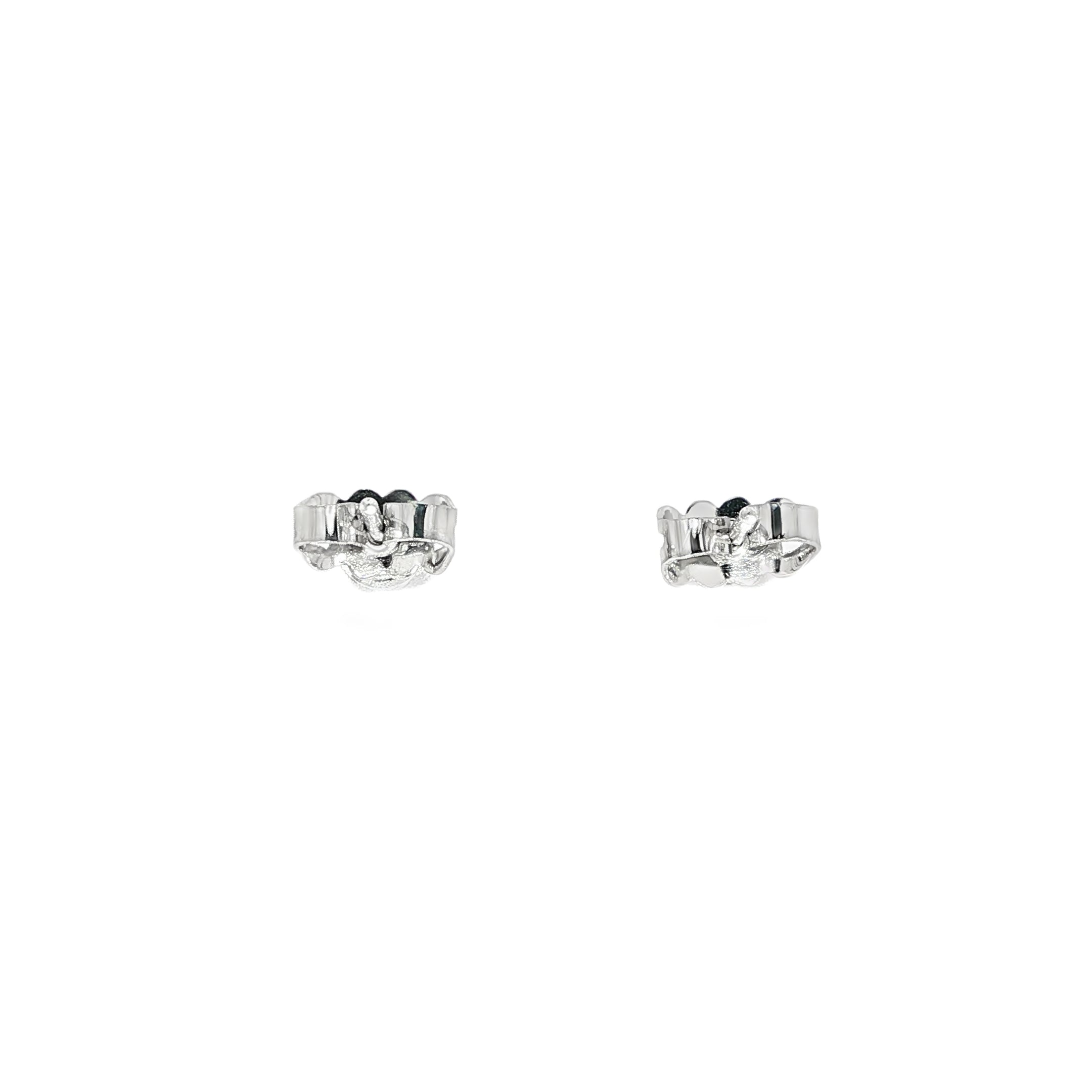 DORMILONAS ORO BLANCO CON DIAMANTES