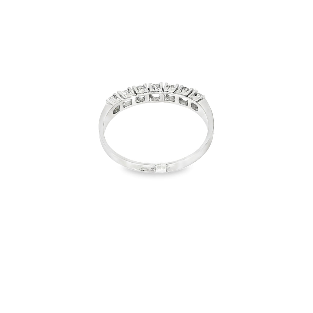 ANILLO MEDIA ALIANZA CON 7 DIAMANTES