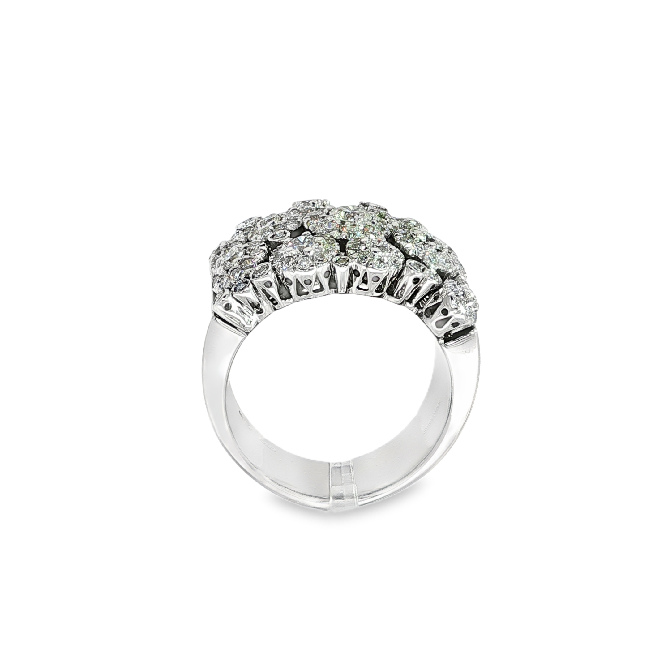 ANILLO DE ORO BLANCO CON DIAMANTES