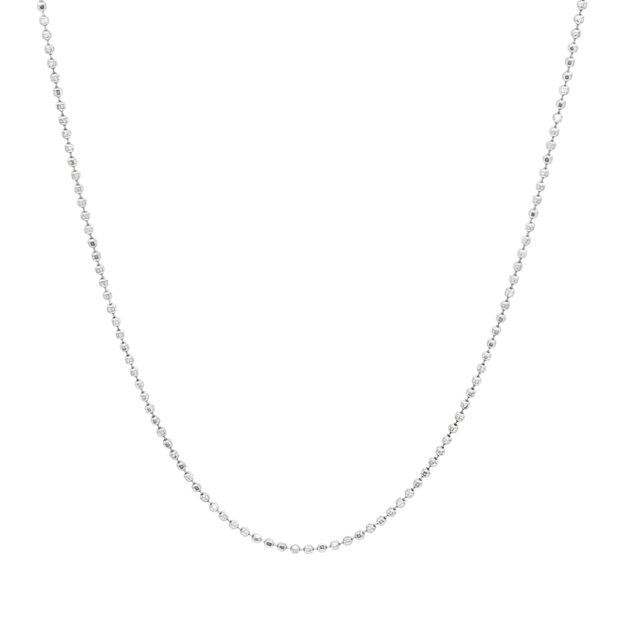 CADENA MILITAR ORO BLANCO
