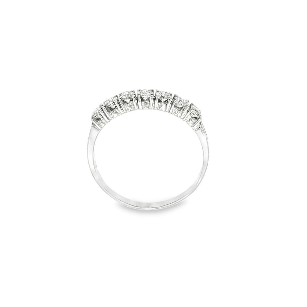 ANILLO MEDIA ALIANZA CON 7 DIAMANTES