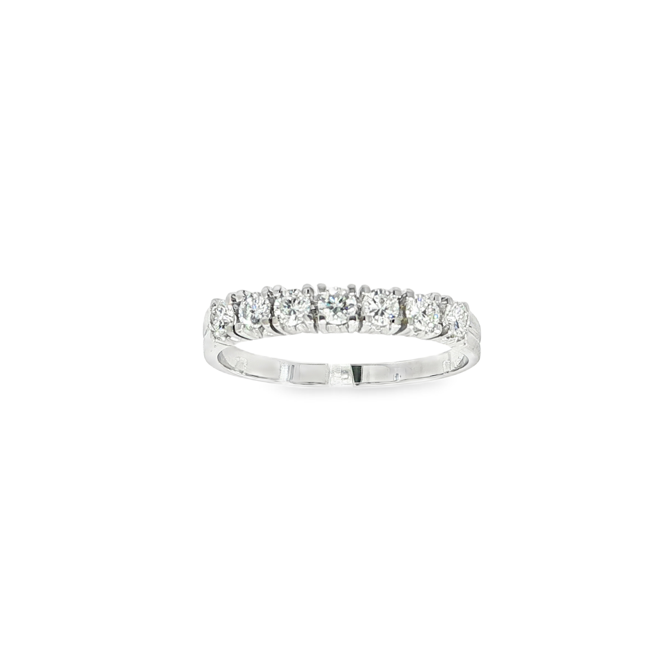 ANILLO MEDIA ALIANZA CON 7 DIAMANTES