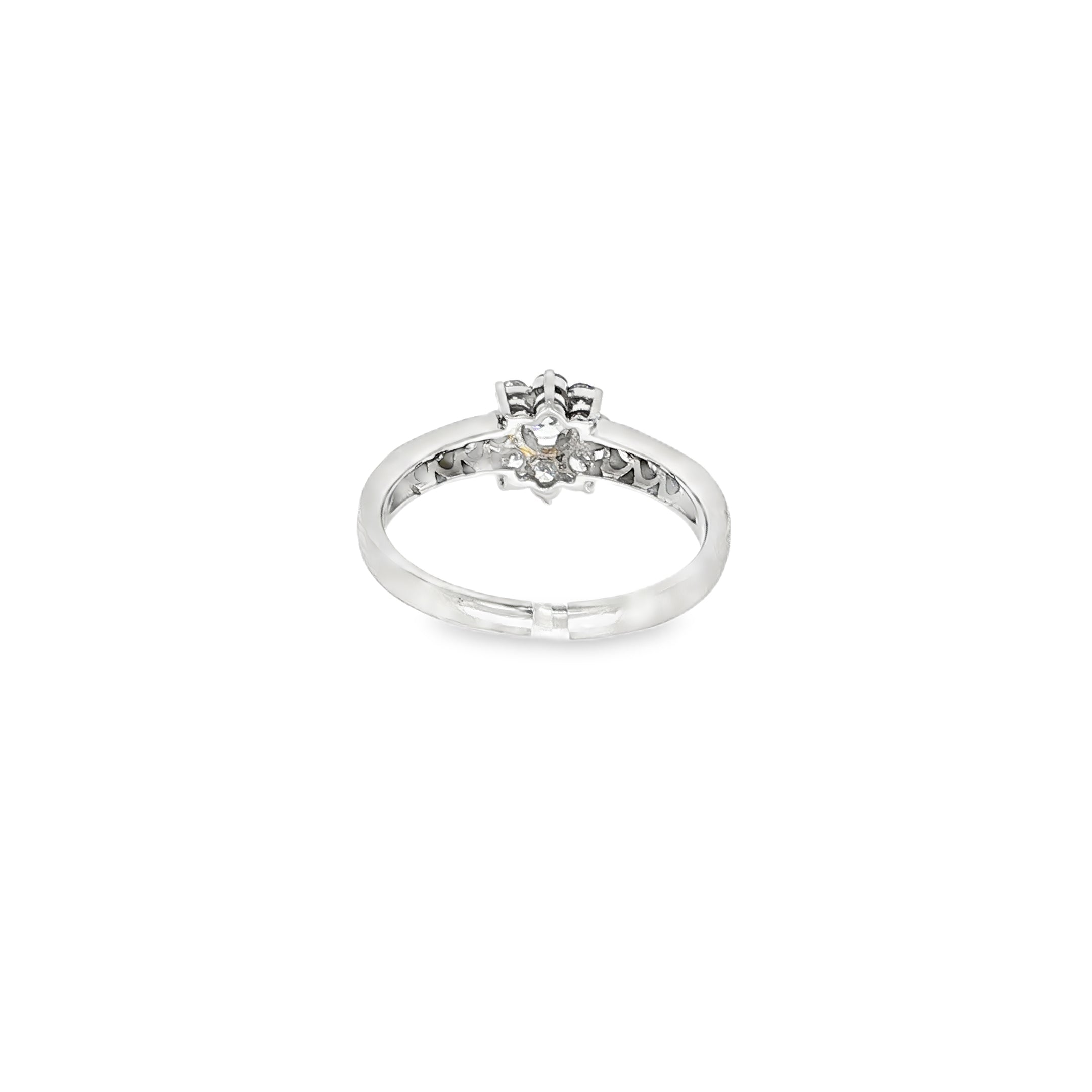 ANILLO FLOR CON DIAMANTES