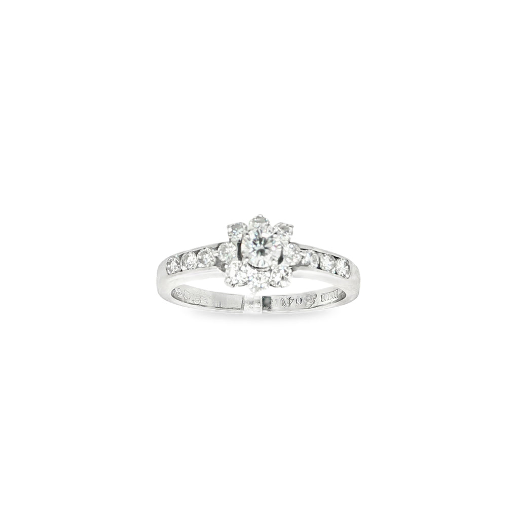 ANILLO FLOR CON DIAMANTES