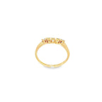 ANILLO CINQUILLO CON ZAFIROS Y DIAMANTES
