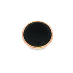 ANILLO ORO ROSA CON ONIX
