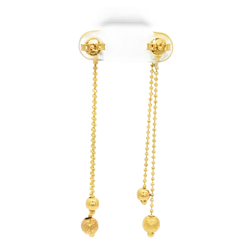 PENDIENTES LARGOS DE BOLAS