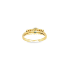 ANILLO CON ZAFIRO Y DIAMANTES