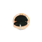 ANILLO ORO ROSA CON ONIX