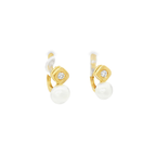 CONJUNTO SORTIJA Y PENDIENTES PERLAS Y CIRCONITAS