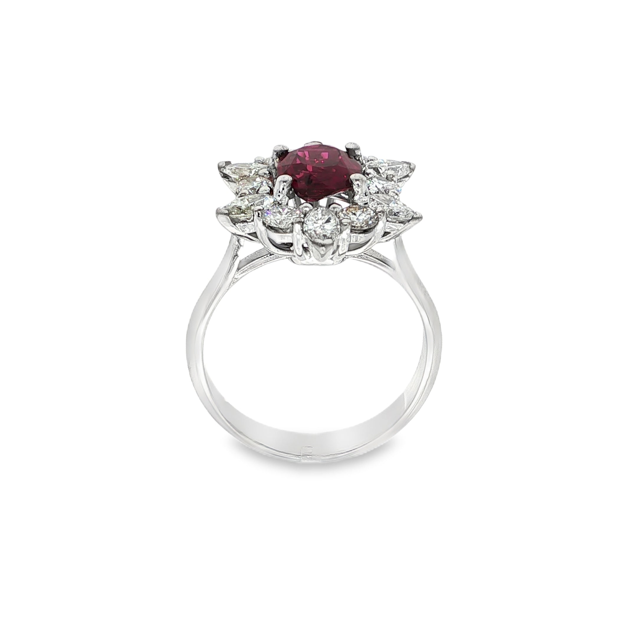 SORTIJA RUBI Y DIAMANTES