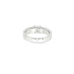 SOLITARIO HOMBRE ORO BLANCO CON DIAMANTE