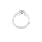 SOLITARIO HOMBRE ORO BLANCO CON DIAMANTE