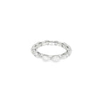 ALIANZA ORO BLANCO Y DIAMANTES MARQUISE