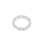 ALIANZA ORO BLANCO Y DIAMANTES MARQUISE