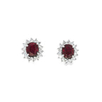CONJUNTO ANILLO, PENDIENTES Y COLGANTE RUBÍ