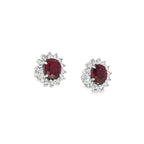 CONJUNTO ANILLO, PENDIENTES Y COLGANTE RUBÍ