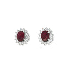 CONJUNTO ANILLO, PENDIENTES Y COLGANTE RUBÍ