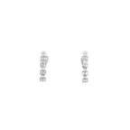 PENDIENTES DE ORO BLANCO CON CIRCONITAS
