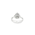 CONJUNTO ORO BLANCO CON BRILLANTES