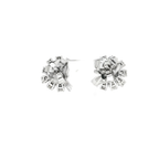 CONJUNTO ORO BLANCO CON PERLA Y BRILLANTES