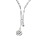 CONJUNTO COLLAR, PULSERA, SORTIJA Y PENDIENTES ORO BLANCO Y BRILLANTES