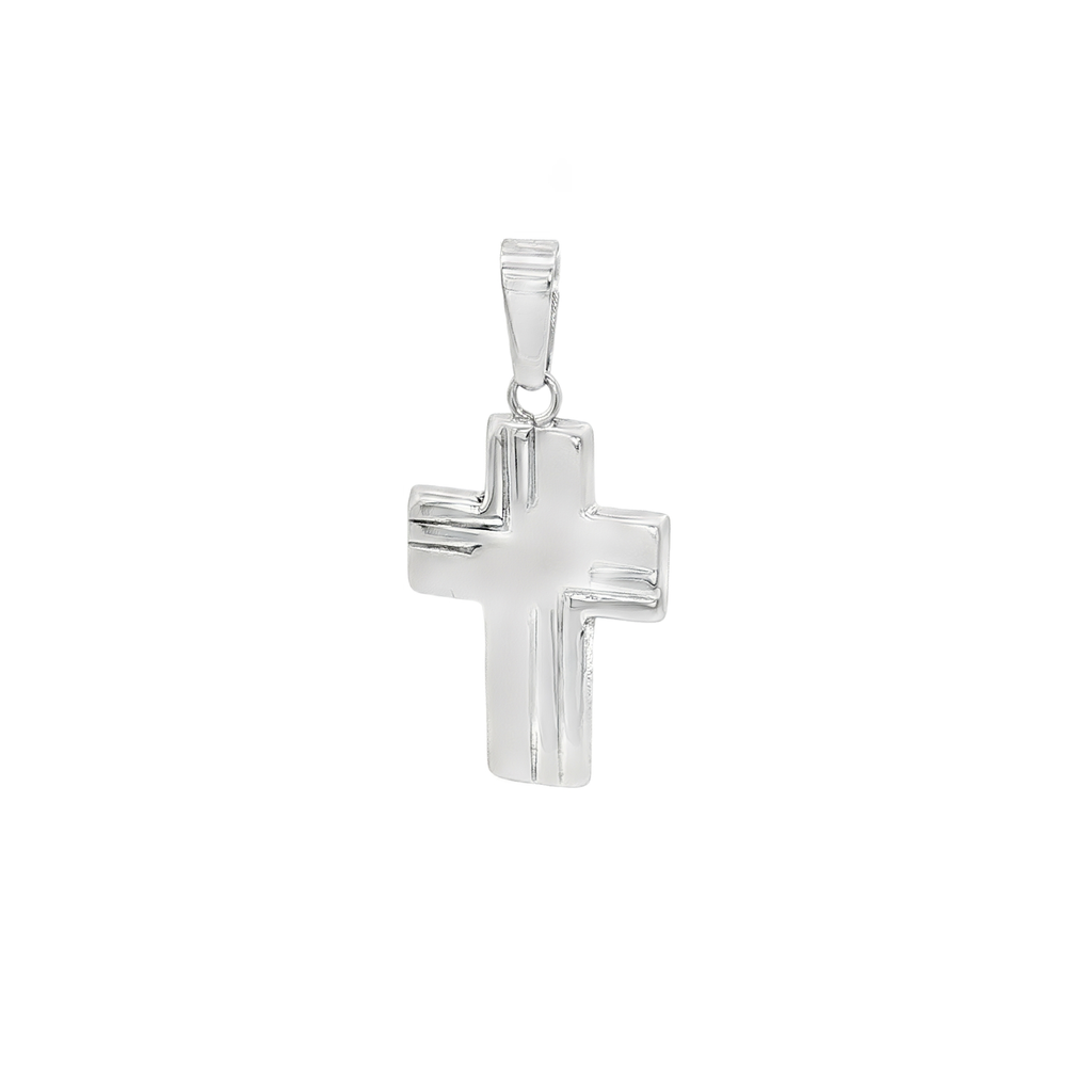 CRUZ DE ORO BLANCO