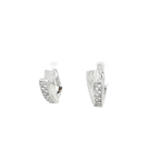 PENDIENTES DE ORO BLANCO CON CIRCONITAS