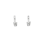 PENDIENTES DE ORO BLANCO CON CIRCONITAS
