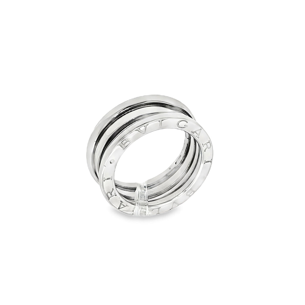 ANILLO BVLGARI DE ORO BLANCO