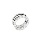 ANILLO BVLGARI DE ORO BLANCO