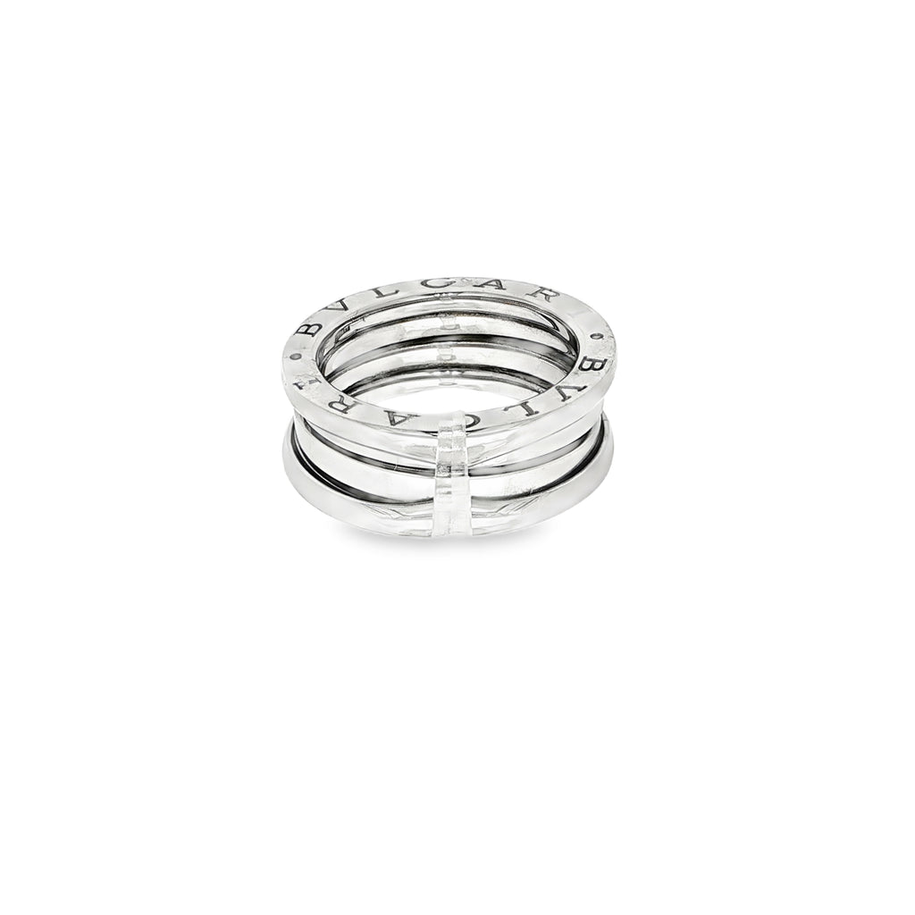 ANILLO BVLGARI DE ORO BLANCO