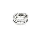 ANILLO BVLGARI DE ORO BLANCO
