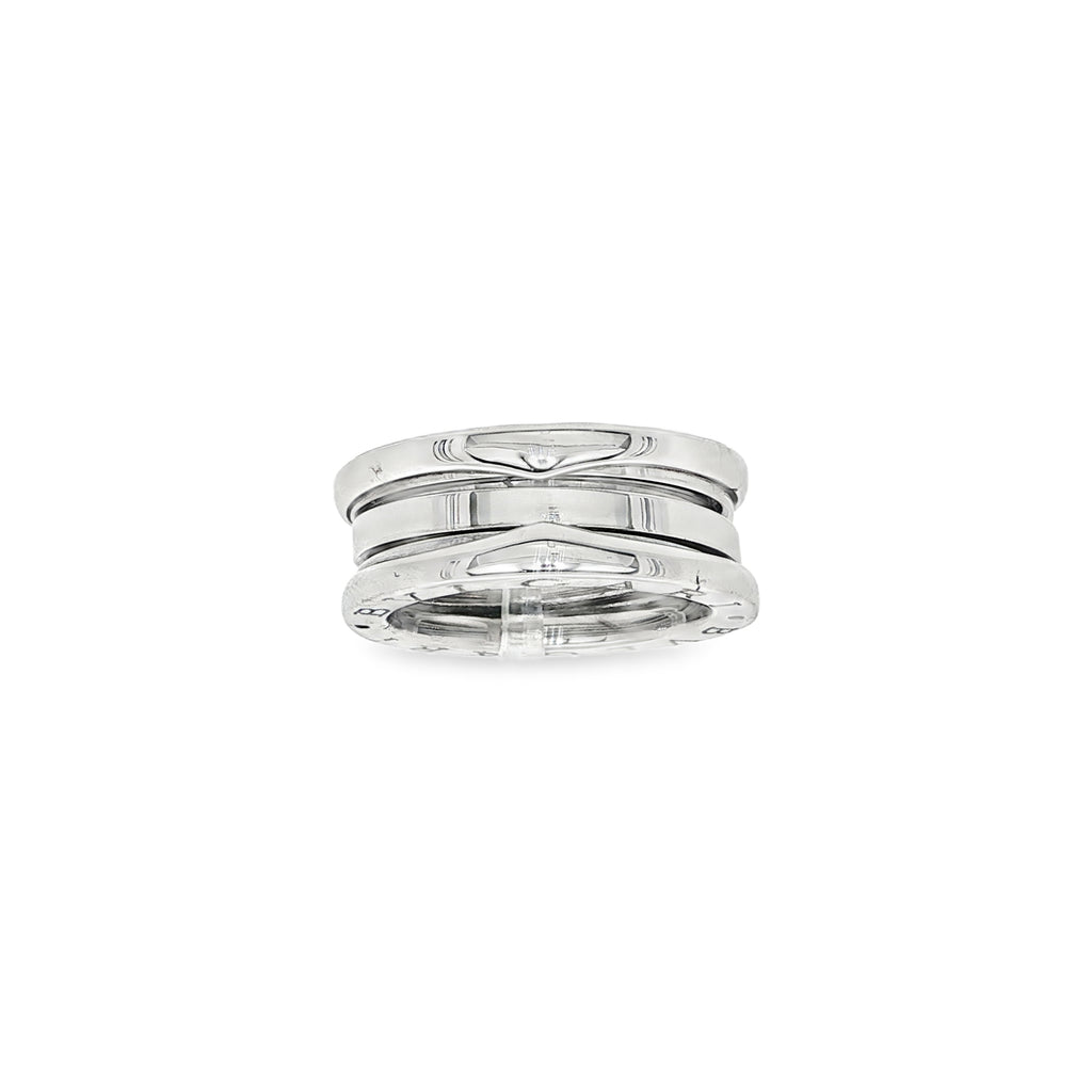 ANILLO BVLGARI DE ORO BLANCO