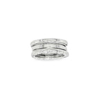 ANILLO BVLGARI DE ORO BLANCO