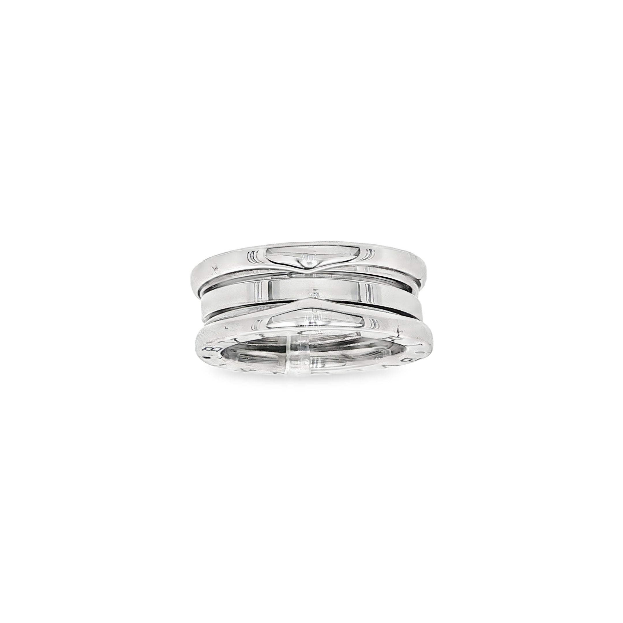 ANILLO BVLGARI DE ORO BLANCO