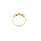 ANILLO CONQUILLO VERDE CON DIAMANTES