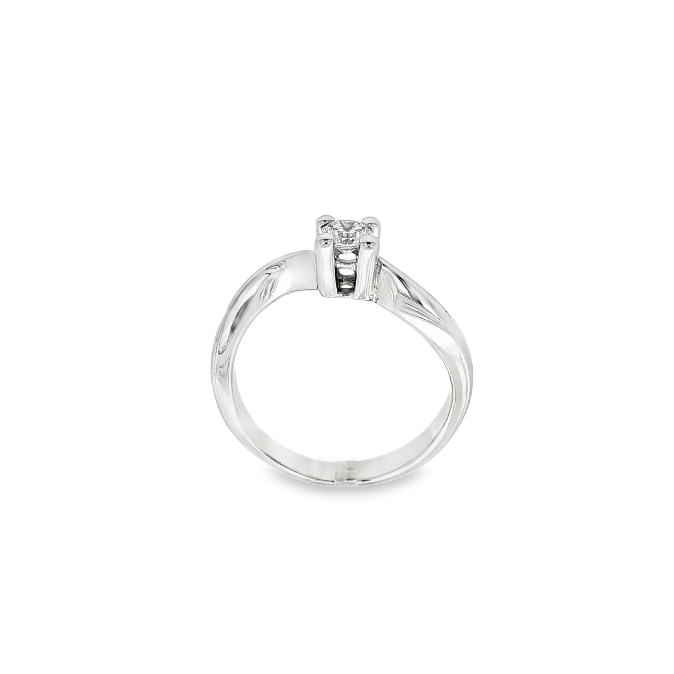 SORTIJA ORO BLANCO CON DIAMANTES