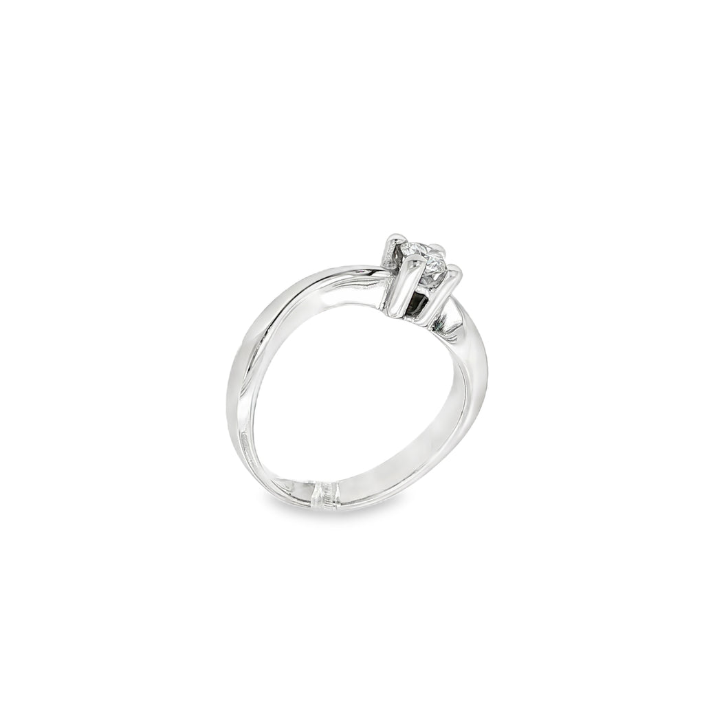 SORTIJA ORO BLANCO CON DIAMANTES
