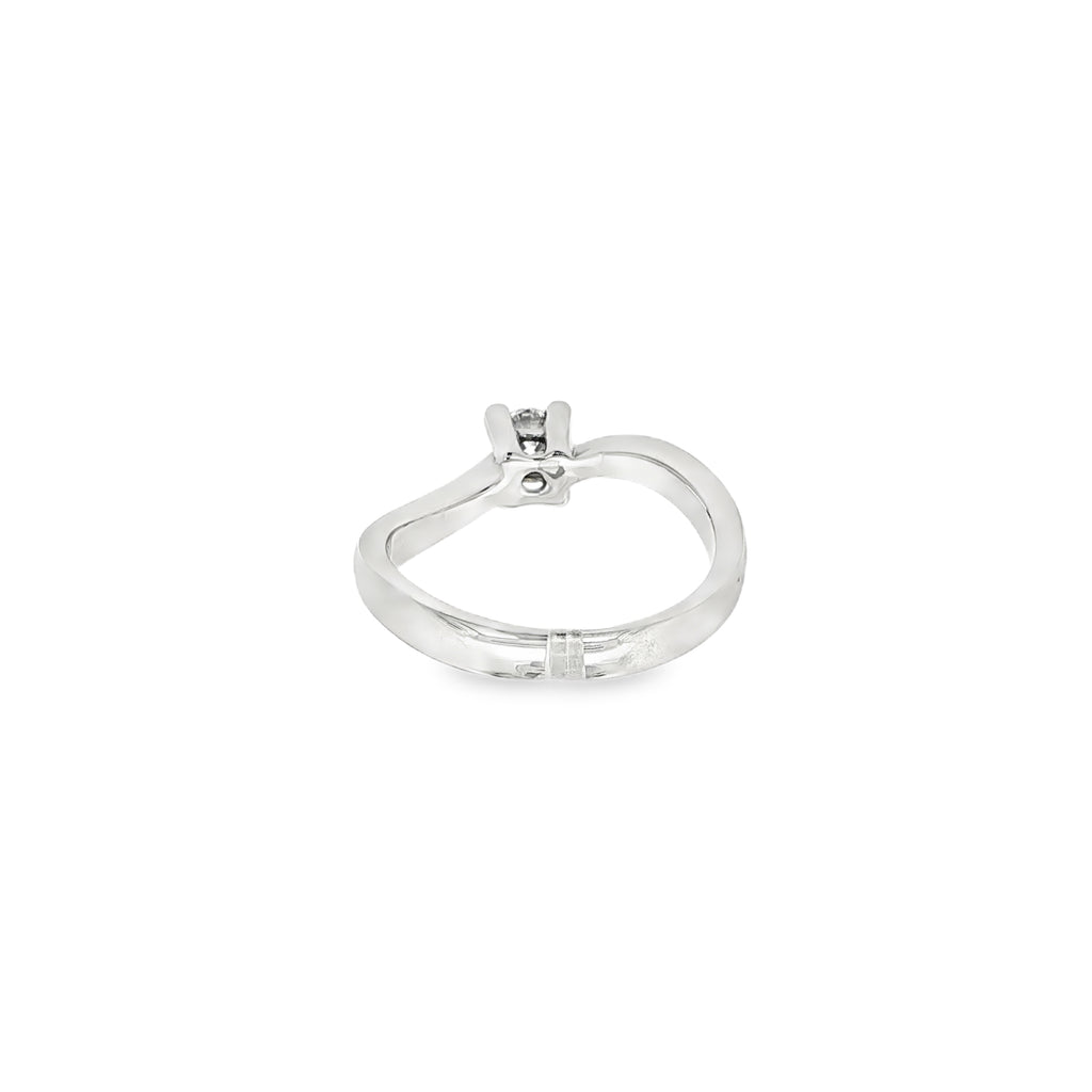 SORTIJA ORO BLANCO CON DIAMANTES