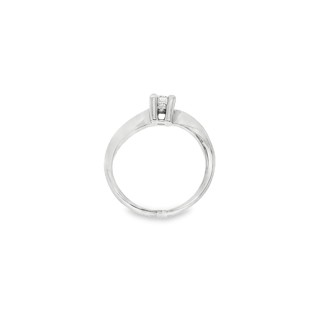 SORTIJA ORO BLANCO CON DIAMANTES
