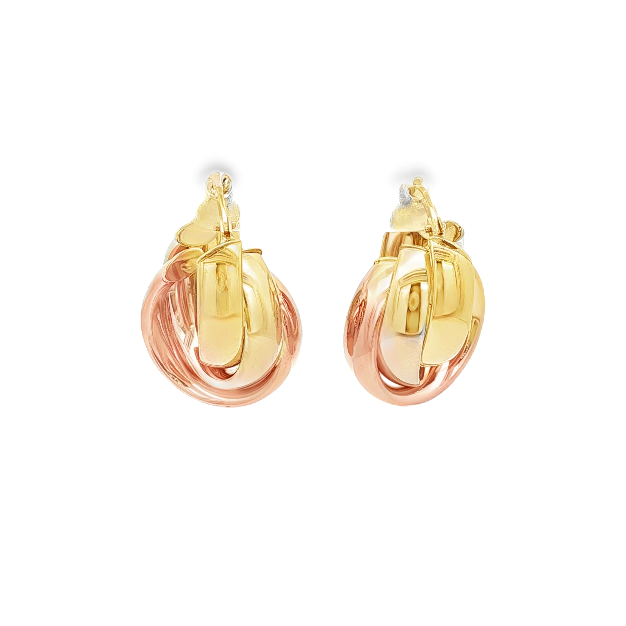 PENDIENTES ARO TRICOLOR