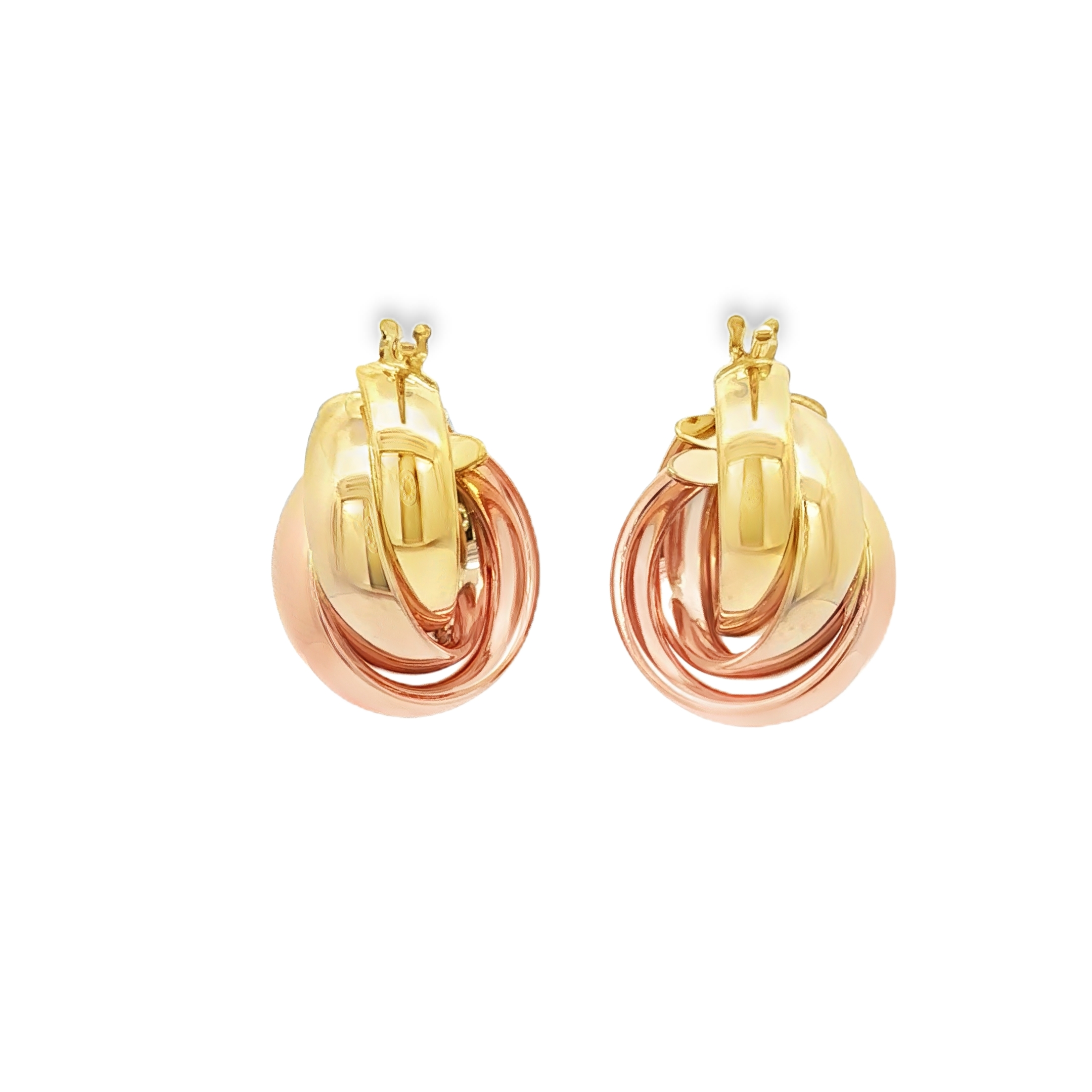 PENDIENTES ARO TRICOLOR