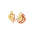 PENDIENTES ARO TRICOLOR