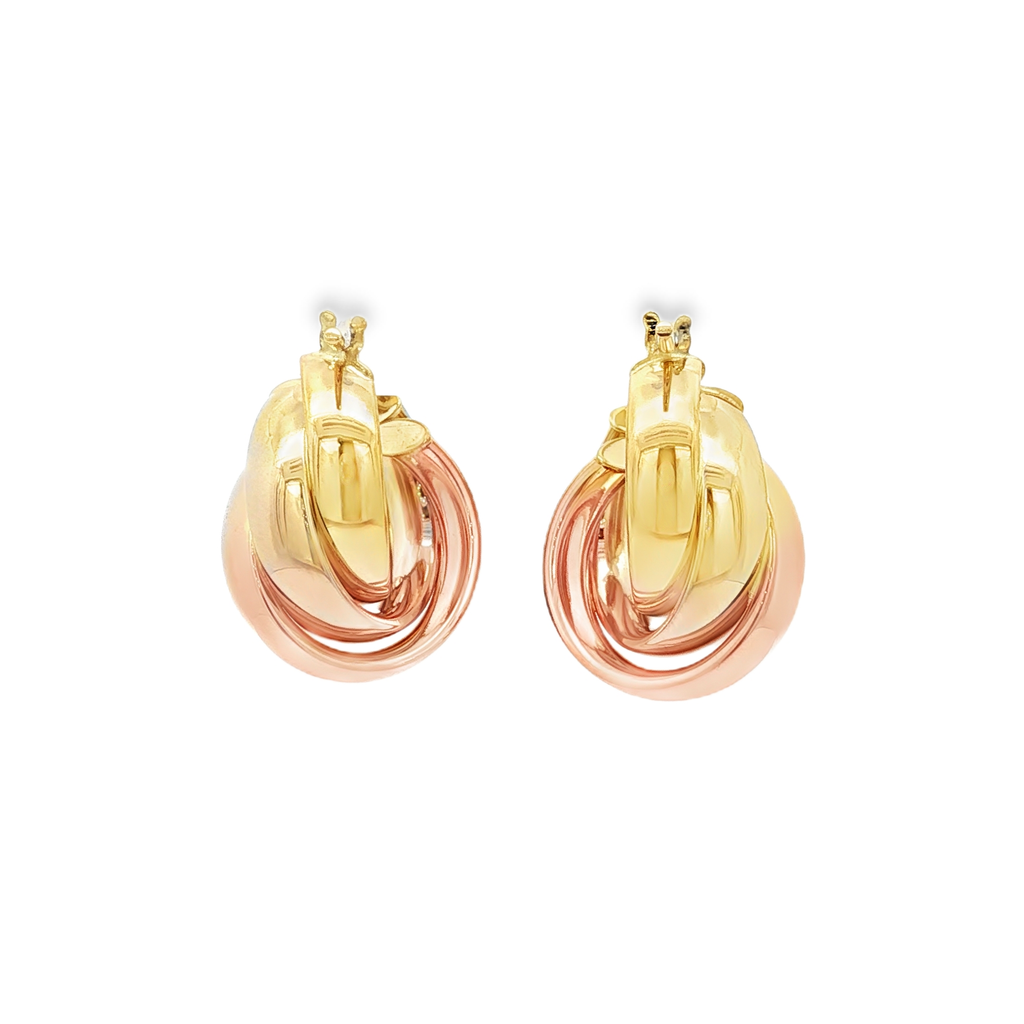 PENDIENTES ARO TRICOLOR