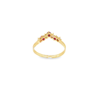 ANILLO PICO CON RUBIES Y DIAMANTES