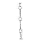 PULSERA DE ORO BLANCO CON CIRCONITAS
