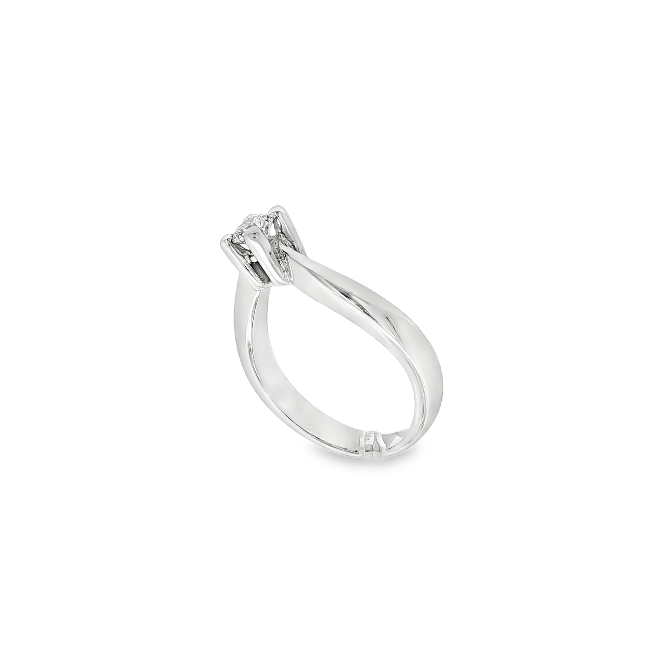 SORTIJA ORO BLANCO CON DIAMANTES