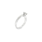 SOLITARIO ORO BLANCO CON DIAMANTE