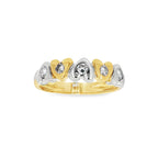ANILLOS CORAZONES CON DIAMANTES